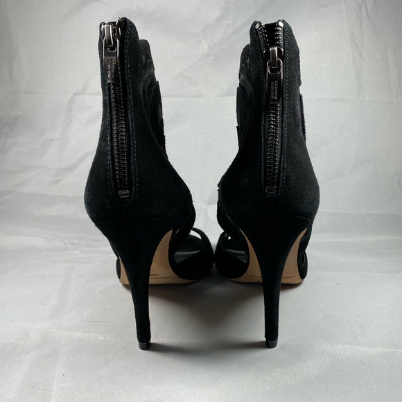 SIGERSON MORRISON | Mesh Macee Suede Heels 9 - Picture 11 of 15